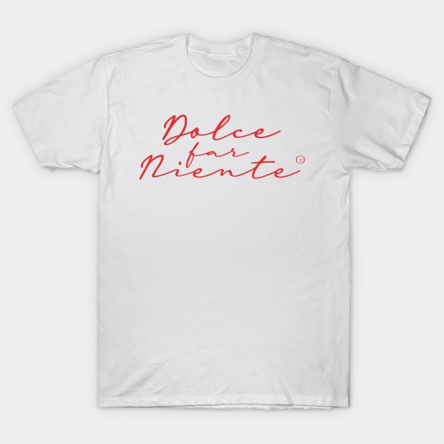 Dolce Far Niente #4 - Slow Vacation T-Shirt by Atelier Gaudard